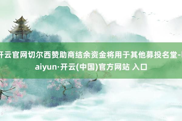 开云官网切尔西赞助商结余资金将用于其他募投名堂-kaiyun·开云(中国)官方网站 入口