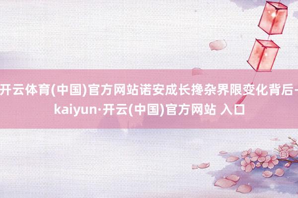 开云体育(中国)官方网站诺安成长搀杂界限变化背后-kaiyun·开云(中国)官方网站 入口